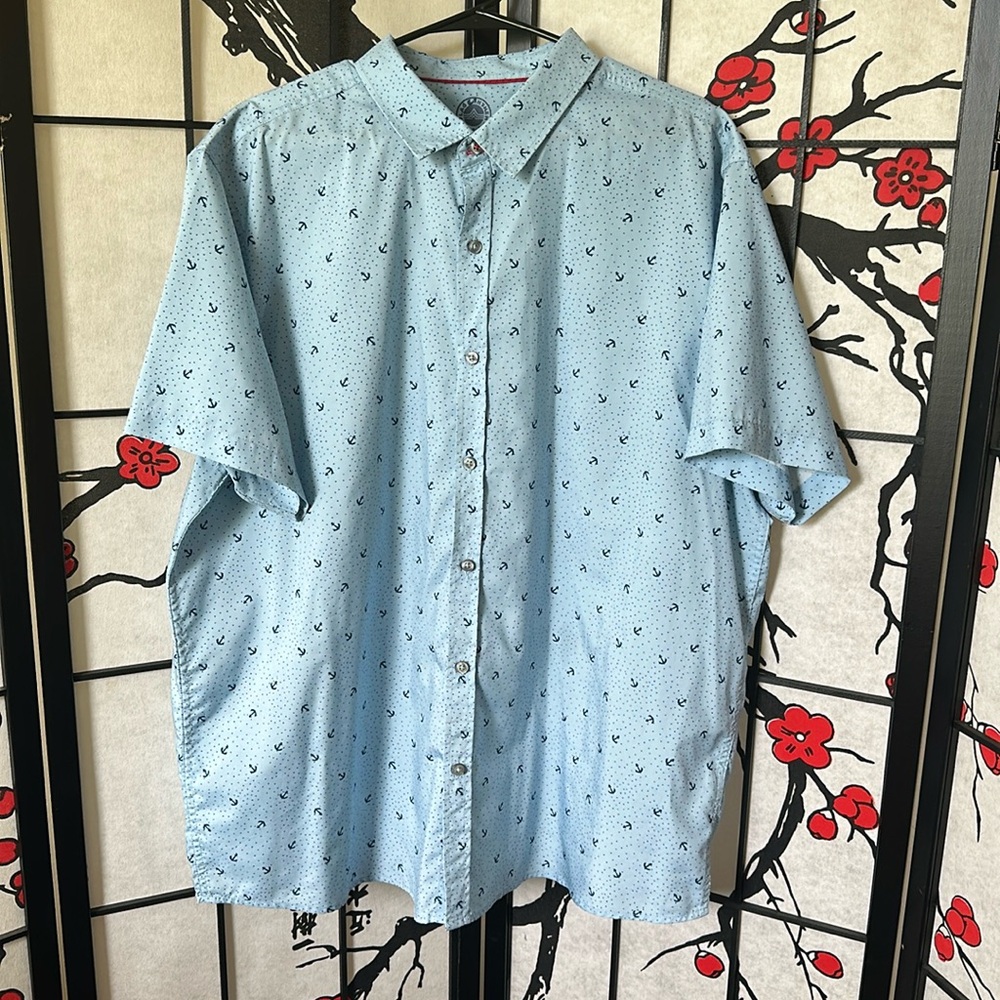 Flag & Anthem Men’s Short Sleeve Button Down Shirt